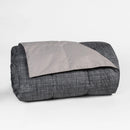 Plaid in piuma Cinelli disegno grigio