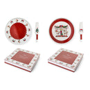 Assortimento piatto e pala dolce in porcellana con scatola – La giostra di Amelie