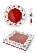 Assortimento piatto e pala dolce in porcellana con scatola – La giostra di Amelie