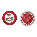 Set 2 piatti dolce in porcellana con scatola – Storia di Natale