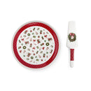 Piatto con pala dolce in porcellana con scatola – Storia di Natale