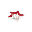 Piatto a stella in porcellana con scatola – Storia di Natale