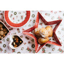 Piatto a stella in porcellana con scatola – Storia di Natale