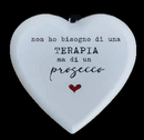 Quadro Artigianale in forma del cuore Legno Terapia