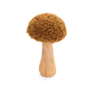 Fungo Racconti D’Autunno con cappello marrone in legno e tessuto
