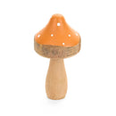 Fungo Racconti D’Autunno con cappello arancione in legno e tessuto