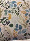 Tessuto Panama di cotone fiori