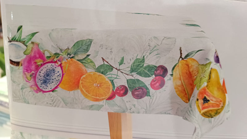 Tovaglia in stampa digitale con disegno Frutta