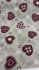 Tessuto resinato Love