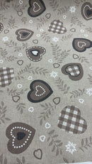 Tessuto resinato Love