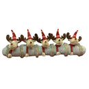 PARASPIFFERI DECORO FINESTRA CON PUPAZZI APPLICATI