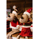 Assortimento renna lui e lei con gambe – Cartolina di Natale