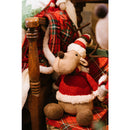 Assortimento renna lui e lei seduti – Cartolina di Natale