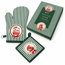 Set guantone e presina righe magic noel