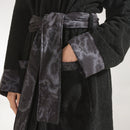 Accappatoio Con Cappuccio In Cotone Geo Night