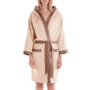 Accappatoio Con Cappuccio In Microfibra Tecno-Bicolor