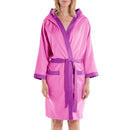 Accappatoio Con Cappuccio In Microfibra Tecno-Bicolor