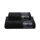 Asciugamano Con Ospite In Cotone Geo Night Standard Nero Alviero Martini 1A Classe