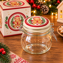 Barattolo Natalizio in Vetro Borosilicato 450 ml – Delicious Christmas