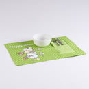 Tovaglietta Americana con Tasca Portaposate "Happy"
