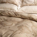 Completo Copripiumino In Raso Di Cotone Geo Safari Matrimoniale Unica Alviero Martini 1A Classe