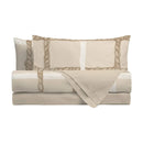 Completo Letto Matrimoniale Fantasia Abbracciami Treccia Beige