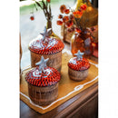 CONTENITORE GHIANDA C/COPERCHIO C/STELLA