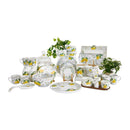 Piatto a forma di limone – Collezione "Fleurs et Citrons" – 30x21,5