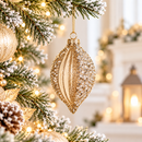 Set di 4 Palline di Natale in vetro