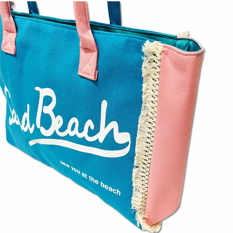 Borsa mare Sand Beach S&G multicolore blu