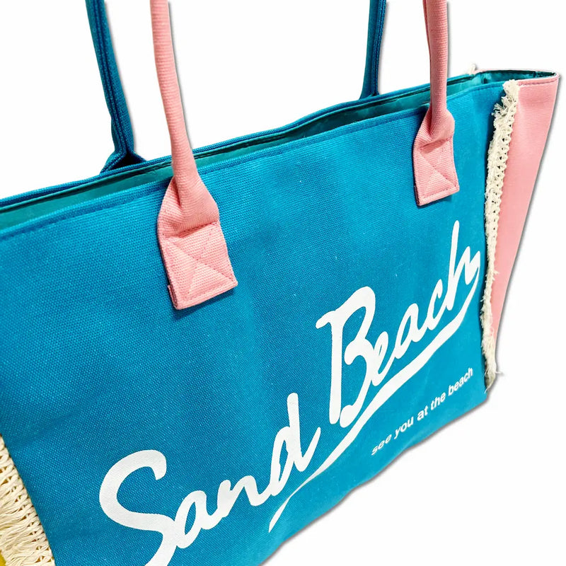 Borsa mare Sand Beach S&G multicolore blu