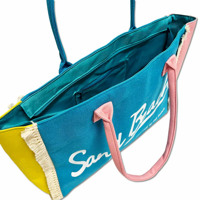 Borsa mare Sand Beach S&G multicolore blu