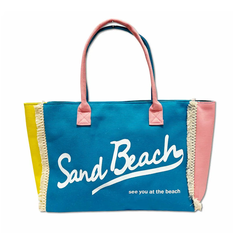 Borsa mare Sand Beach S&G multicolore blu