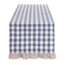 Runner Tavola a Quadretti 45x150 cm con Gala Linda – Blanc Mariclò