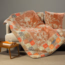 Plaid Scaldotto In Cotone Pettinato Berry