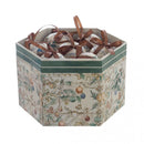 SCATOLA ESAGONALE CON 14 DECORI