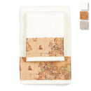 Coppia Asciugamano + Ospite Geo