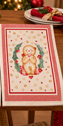Strofinaccio Natalizio in Cotone 50 × 70 cm – Delicious Christmas Fantasie Assortite