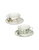Set da due Tazze da tè Wonderland in New Bone China – Brandani
