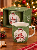 Tazza Natalizia Magic Noel in New Bone con Scatola Regalo – 360 ml