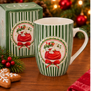 Tazza Natalizia in New Bone con Scatola Regalo – 350 ml – 6 Disegni Assortiti