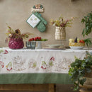Tovaglia Inverno Incantato Gnomes Sage Green