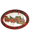 Vassoio ovale Christmas in melamina