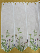 Tendina modulare tirolese tessuto lino