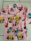 Accappatoio con Cappuccio Minnie Beauty Rosa