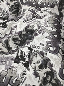 Tessuto da tappezzeria in panama di cotone H 280 GRAFFITI