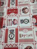 Tessuto da tappezzeria in panama di cotone H 280 KITCHEN 1