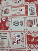 Tessuto da tappezzeria in panama di cotone H 280 KITCHEN 2