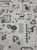 Tessuto da tappezzeria in panama di cotone H 280 DISEGNO